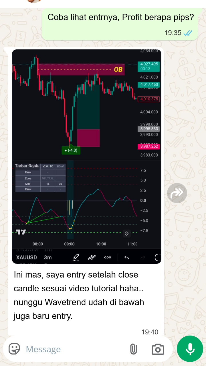 Screenshot chat testimoni pengguna 1