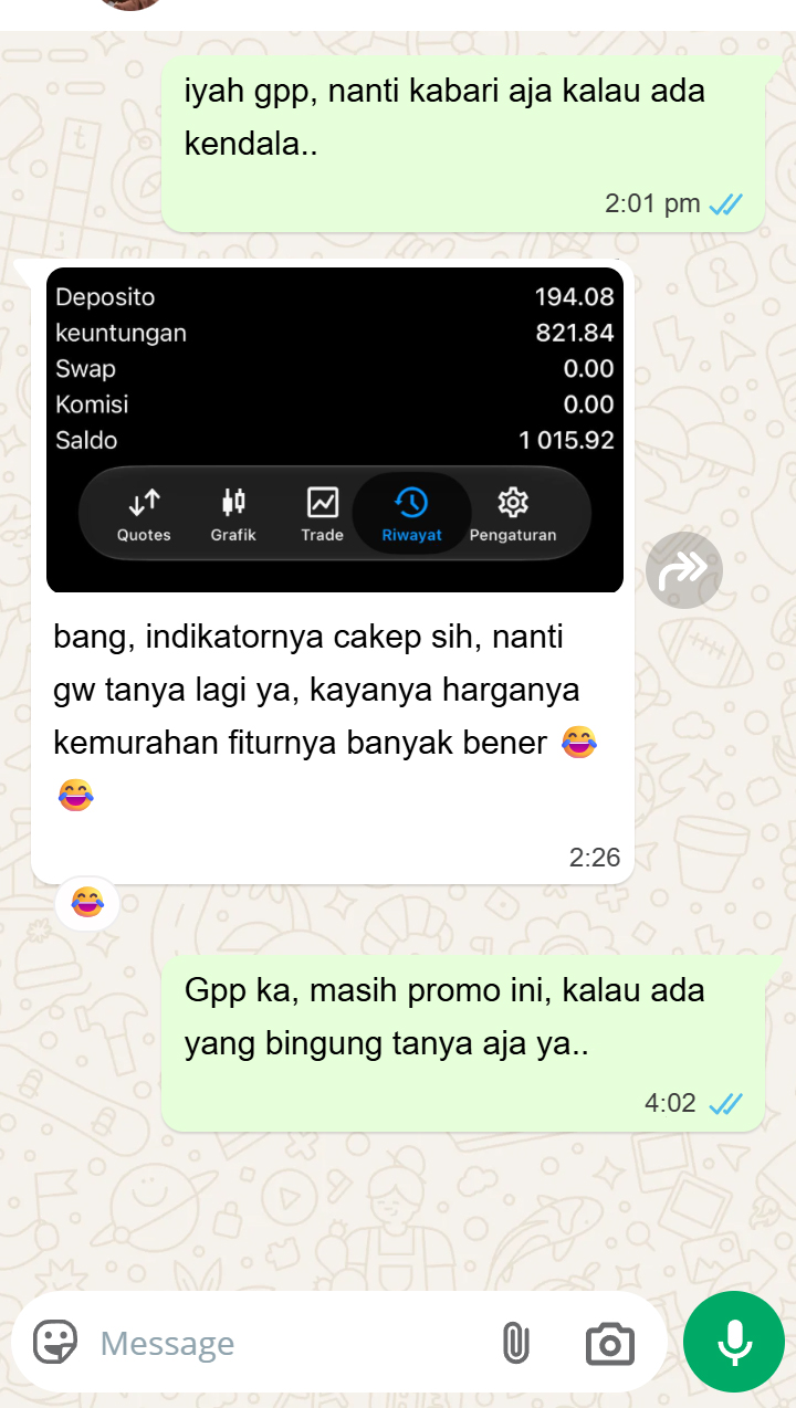 Screenshot chat testimoni pengguna 4